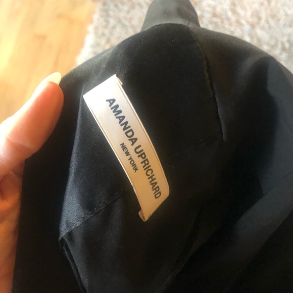 Amanda Uprichard knot black wrap dress - Picture 5 of 5